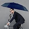 Jorzer Chair Umbrella, Rain/UV Protection Wheelchair Umbrella with Adjustable Clamp, 40.9" Extended Double-Side Parasol for Wheelchairs, Pram, Stroller, Bike, Beach Chairs, Bleacher. #3
