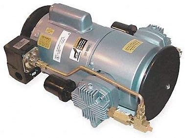 Piston Air Compressor, 1HP, 115/230V, 1Ph