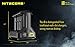 EdisonBright NITECORE i8 Eight Bays Smart Battery Charger for Li-ion/IMR/Ni-MH/Ni-Cd 26650 22650 18650 18490 18350 16340 RCR123 14500 AA AAA AAAA C D USB BBX3 Battery Carry case