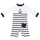 upandfast Baby Junge Badebekleidung Einteiler(Streifen,18-24 Monate)