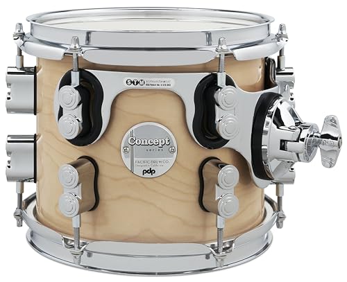 PDP Concept Maple 7x8 Suspended Tom Natural Lacquer with Chrome Hardware