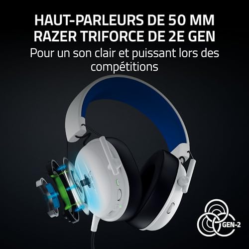 RAZER CASQUE SANS FIL BLACKSHARK V3 X HYPERSPEED POUR PLAYSTATION - vue 6