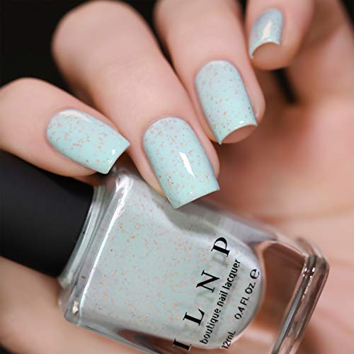 Image of ILNP Pinkies Up - Robin Egg Blue Speckled Nail Polish