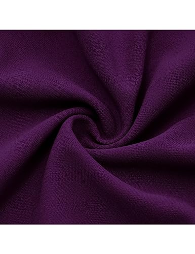 Image of HomRain Women's Church Dresses Modest Bell Sleeve Wedding Guest Cocktail Tea Party Vintage Evening Dress
