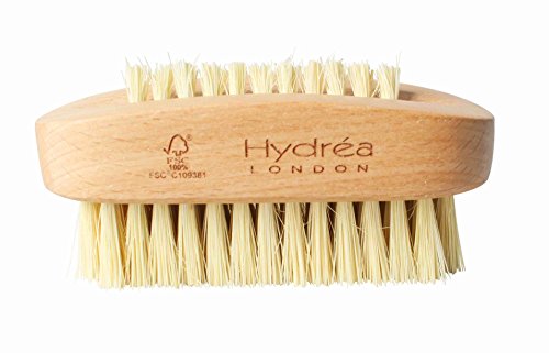 Hydrea London Dual-Sided Nail Brush w/Cactus Bristles & Beechwood Hard Strength