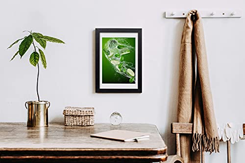 Affiche décorative moderne citrons verts Tulup 20x30 cadre rigide - 3