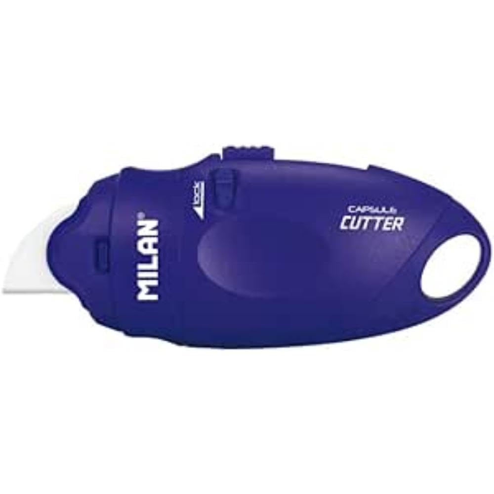 CÚTER HOJA CERÁMICA 10,8 CM Azul MILÁN