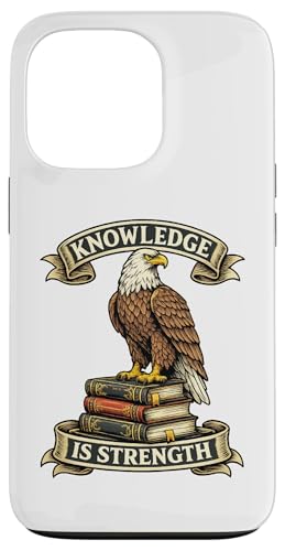 Knowledge Is Strength �������V�̖{ �����I�Ȓm�b �X�}�z�P�[�X iPhone 13 Pro �p