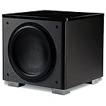 REL HT/1205 MKII 12-Inch Powered Subwoofer – Powerful Bass for HiFi Home Theater, Audiophile Stereo Systems, and Surround Sound – Premium High-End Subwoofer in Line Grained Black Finish