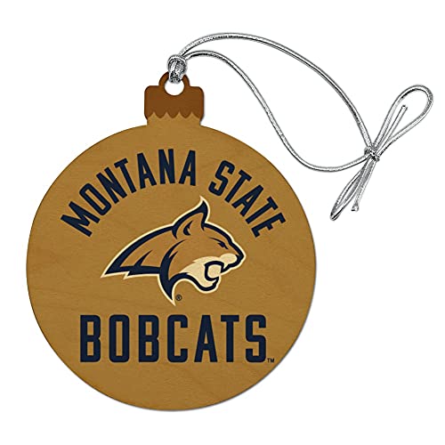 GRAPHICS & MORE Montana State University Bobcats Wood Christmas Tree Holiday Ornament
