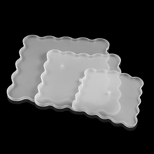 Miniatura 6 de Molde de resina epoxi para plato de frutas de tres capas, bandeja de té, moldes de silicona, bandeja de almacenamiento para accesorios de posavasos