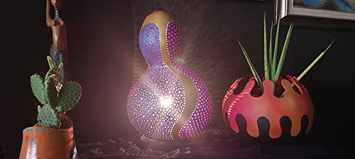 A Phenomenal Purple | Handmade Gourd Lamp Shade Night Light Unique Birthday Christmas Gift Idea Women Men Home Decor #TOP4