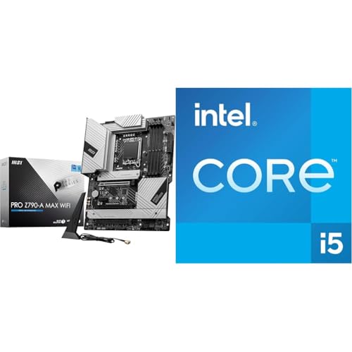 MSI PRO Z790-A MAX WIFI Motherboard ATX - Supports Intel 12th & 13th Gen Core Processors + Intel® Core™ i5-14600K Desktop Processor 14 cores