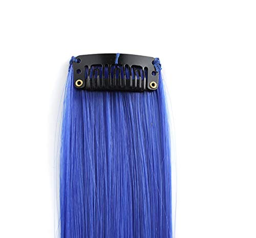 Ynhiag 22 Inch Multiple Color Party Highlights Straight Hair Clip Extension/Hair Extensions Cospaly Fashion Party Christmas Gift Straight Hairpieces For Women Teens Girls Kids 10 Pcs thumb #1