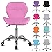 Produktbild GWFVA Bürostuhl, Bürostuhl, gepolstert, höhenverstellbar durch Computer, Möbel/Büromöbel (Rosa, Stoff), Fabric, Pink