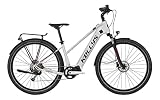 Kellys E-Cristy 30 Shimano Steps Woman Elektro Trekking Bike 2021 (28' Damen Trapez L/50cm, Weiß)