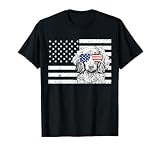 Dachshund Weiner Dog 4th of July US American Flag Patriotic T-Shirt