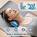 ACIXX Neck Stretcher and Cervical Traction Device, Relaxer for TMJ Pain and Shoulder Pain Relief, Cervical Traction Device Pillow, Spine and Neck Corrector(Blue)