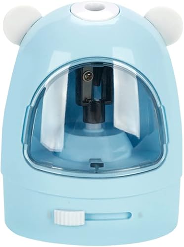 Sacapuntas portátil automático multifuncional, de dibujos animados, funciona con pilas, sacapuntas para oficina, escuela, suministros para el hogar