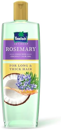 Parachute Advansed Rosemary-enriched Coconut Hair Oil| Rosemary Hair Oil| Superfoods Magic| Long & Thick Hair|300 Ml