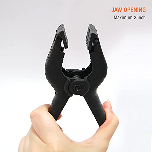 Eachpole |10-Pack| Heavy Duty Nylon Spring Clamps 4.5 Inch For Home Improvement Projects And Photography Studios, Apl1770 #TOP3