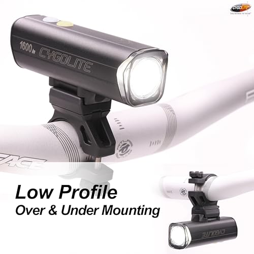Cygolite Velocity SL 1200 Lumen Bicycle Light–Anodized Aluminum Alloy– 9 Light Modes– Fine Tunable Brightness- Compact IP67 Waterproof– Secure Hard Mount– USB-C Recharge– Road,Mountain,Commuter Bikes by Cygolite - Image 9