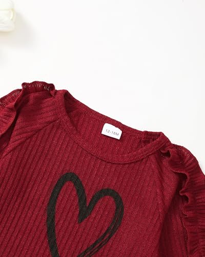 Image of Baby Toddler Girl Clothes Outfits Kids Sweatshirt Jeans Set Denim Pants Little Girls Clothes Toddler Outfit for Girls