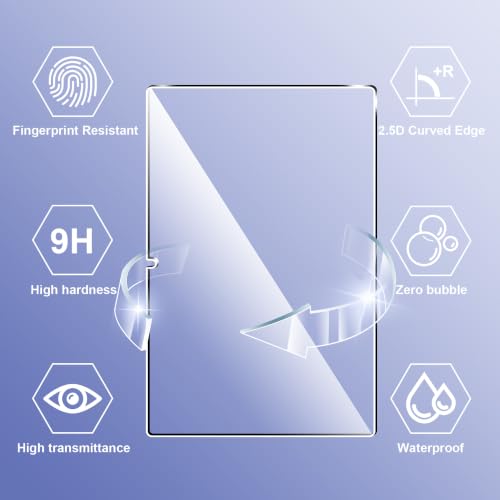 Image of for ThinkTab X11 Tablet Screen Protector,9H Hardness, Anti-Scratch, Tempered Glass flim, Case Friendly, Anti-Fingerprint,Anti-Scratch,(2 PACK)
