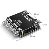 OEUVREBY Płyta wzmacniacza mocy audio 2.1 kanał 12 V-24 V do sklepu kina domowego ZK-MT21
