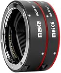 Meike MK-RF-AF1 13mm + 18mm Metal AF Full Frame Macro Extension Tube Adapter Ring Kit for EOS-R Series Cameras RF Mount Cameras EOS-R EOS-RP