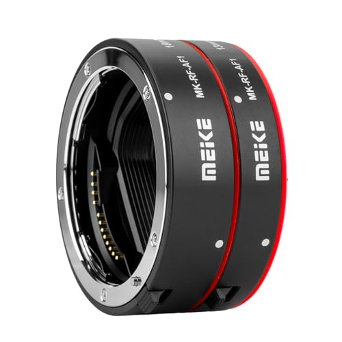 Meike MK-RF-AF1 - Kit de Anillo Adaptador de Tubo de extensión Macro de Marco Completo AF de 13 mm + 18 mm para cámaras de la Serie EOS-R, cámaras de Montaje RF EOS-R EOS-RP - imagen 2