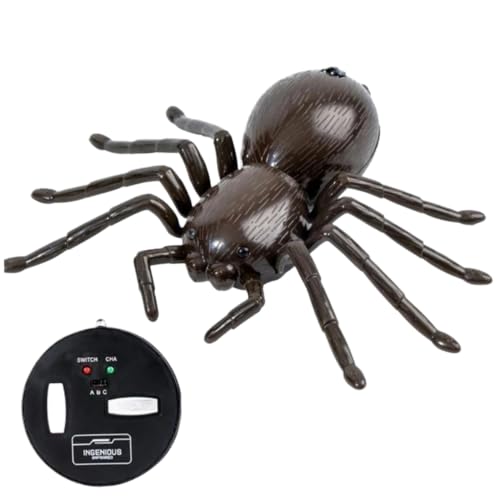Araña de control remoto realista para superar miedos y hacer bromas