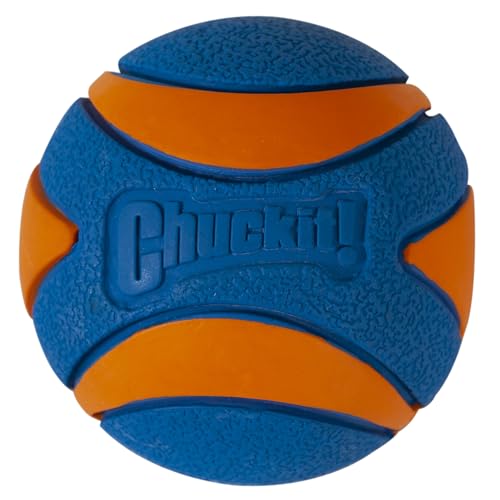 Chuckit Ultra Squeaker Ball Dog Toy Large 3 Inch 1 Pack for Large Breeds  Cucciolini Doodles Chuckit ultra squeaker ball dog toy large 3 inch 1 pack for large breeds   cucciolini doodles