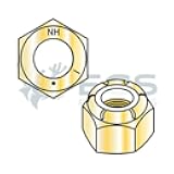 Generic 5/16-24 N1610 Nylon Insert Hex Locknut NE Hex Standard Height Grade 8 Zinc Yellow - ECS-32NS8