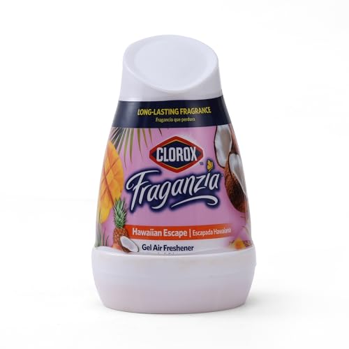 Clorox Fraganzia Gel Air Freshener Cone, Hawaiian Escape Scent - No-Plug, Battery-Free Air Freshener for Small Rooms, Closets, Kitchens, Bathrooms, Offices and More, 6 Ounce - Image 5