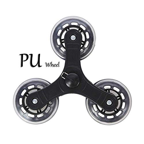 Faltbarer Einkaufstrolley für Treppenklettern, Einkaufstrolley mit 6 Rädern, Einkaufswagen, für wasserdicht/abnehmbare… – Bild 7