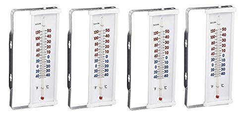 Taylor Precision Products Window Thermometer, 4 Pack4