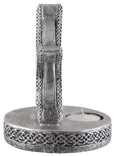 Witch Pentagram with Tea Light, Bronze, LxBxH ca. 13x12x15 cm - Image 3