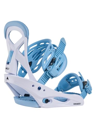 Burton Kids' Smalls Re:Flex Snowboard Bindings, Dusty Blue, L