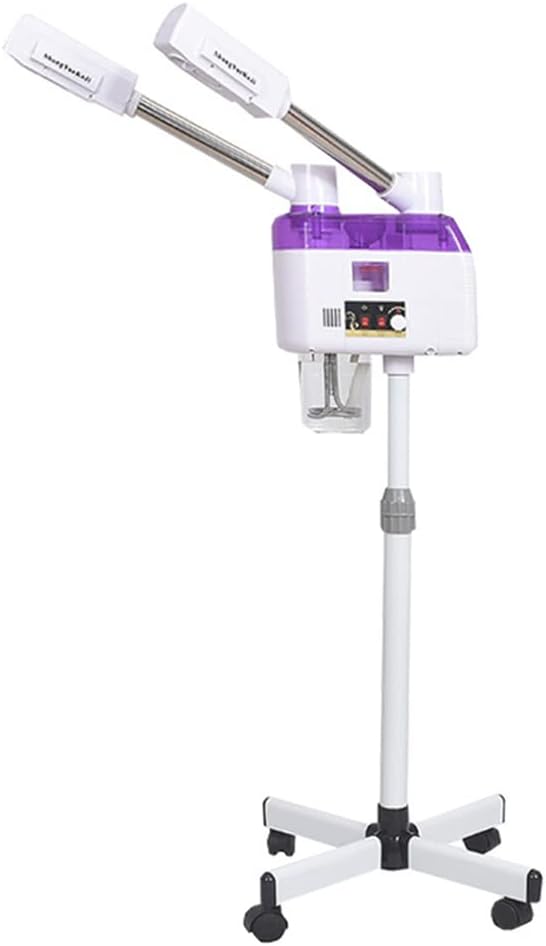 ZYTSHOP 2 in 1 Hot and Cold Facial Steamer, 500ML Humidifier with Double 360° Rotatable Sprayer, Adjustable Height 80-112cm Sprayer for Personal Care Use at Home or Salon. (BIg)