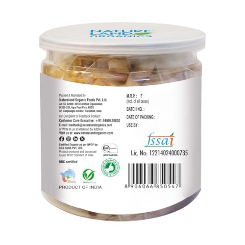 Image of Natureland Organics Cashew (Dry Fruits) 200 Gm - Premium Whole Cashew (Pack of 2)