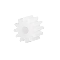 Vista 1 de uxcell Engranajes de plástico 12 dientes modelo 122A engranajes de reducción engranajes de gusano de plástico para RC coche robot motor