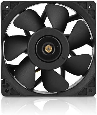 Universal 4 Pin CPU Cooling Fan Replacement for The Antminer S7 S9, DC 12V 5.0A 7 Fan Blades and 7500RPM Rotating Speed, High-Accuracy Double Ball Bearing