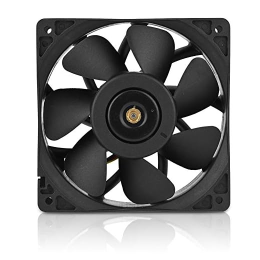 Bewinner DC 12V 5.0A 7500RPM fläktbyte 4-polig kontakt för Antminer S7 S9, formsprutningsteknik, hög precision dubbel kullager fläkt