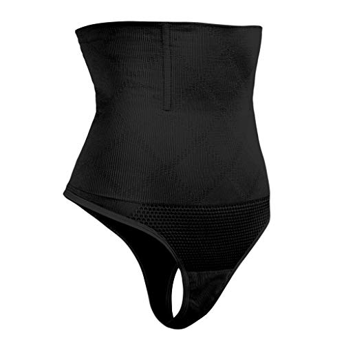 Cinta Calcinha Tanga Fio-Dental Modeladora Redutora Afina Cintura Alta Compressao Pós-Parto Importad