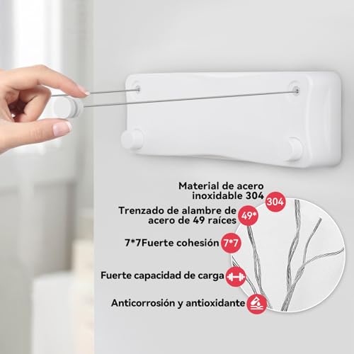 Consejos y comparativas para Comprar Tendedero aluminio extensible los más solicitados. 28 Imagen adicional
