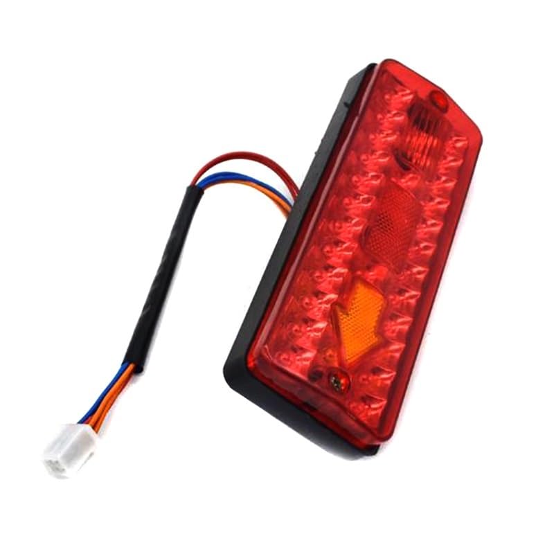 Feu arrière à LED 12V DC anti-collision pour tricycle électrique