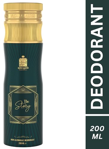 Image of Adilqadri The Story Deodorant Body Spray for Men & Women | 100% Non-Alcoholic | Long-Lasting French Fragrance | 200ml
