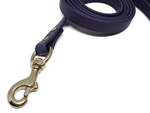 Jim Hodges Dog Training "Gummy Dog Leash, Biothane, Dog Training Leash, Waterproof, Weatherproof, Made In The Usa, 6 Foot Length For Small, Medium & Large Dogs Or Puppies, Various Sizes & Colors #TOP2