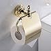 Leyden Wall Mount Bathroom TI-PVD Gold Finish Brass Material Toilet Paper Holder